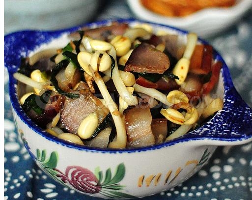 臘肉花生芽