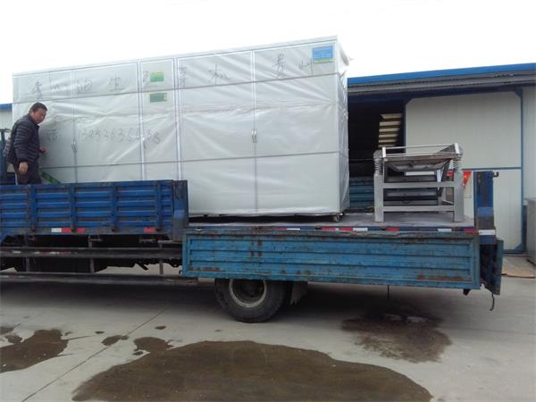 發(fā)往貴州1600斤豆芽機、去皮機