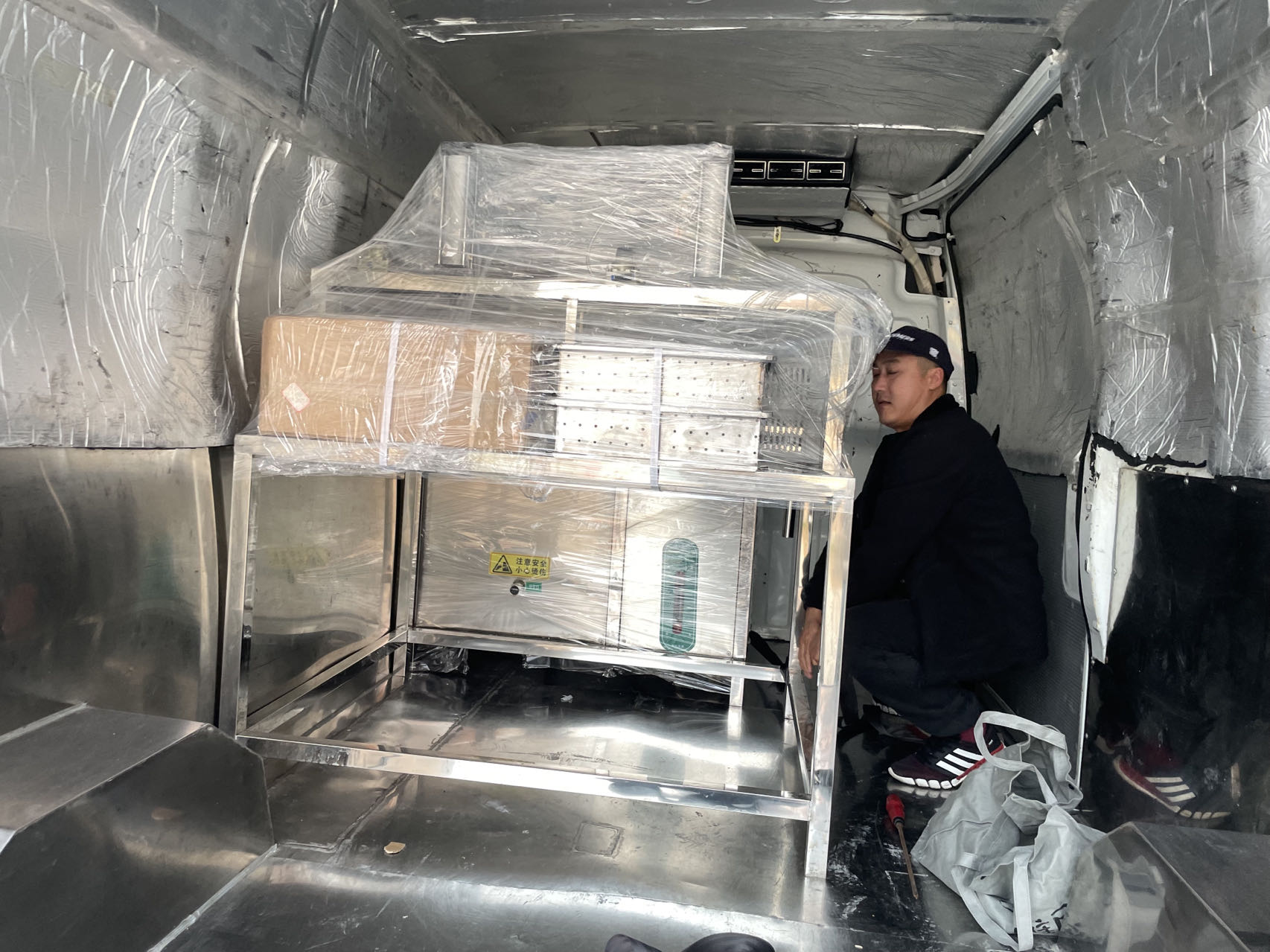 100型豆腐機發貨——迪生機械